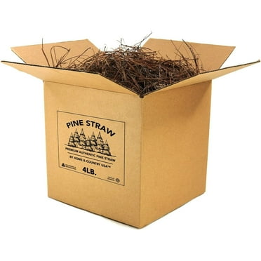 Premium Long Needle Pine Straw Mulch for Garden & Yard | 160 Sqft ...