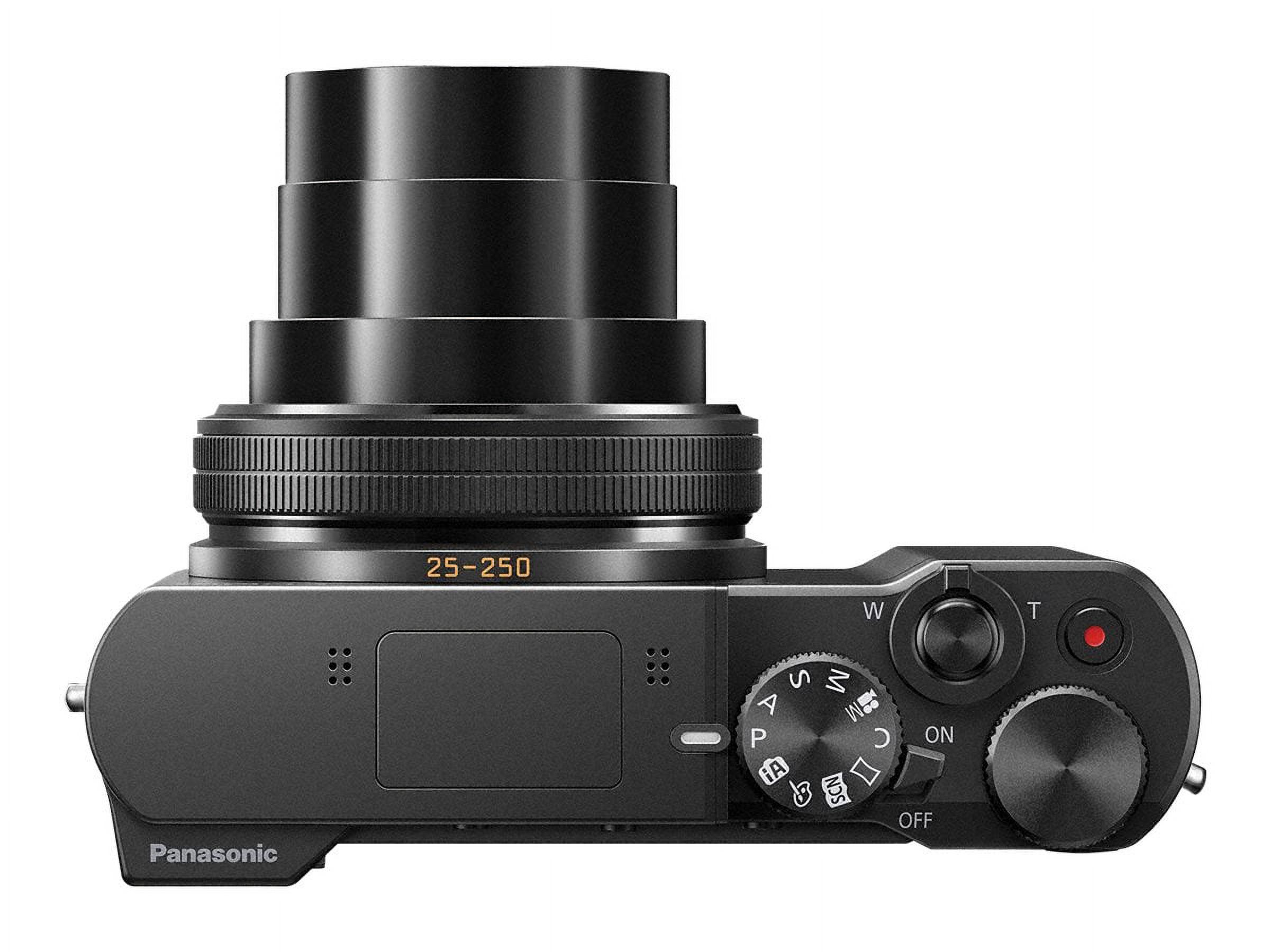 Panasonic Lumix DMC-ZS100 - Digital camera - compact - 20.0 MP - 10x optical zoom - Leica - black - image 5 of 6