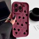 thumbnail image 3 of Funda de teléfono para iPhone 16 15 13 14 Pro Max 11 12 13 Mini 7 8 Plus XR X XS Max SE2022 Funda mate suave a prueba de golpes con estampado de corazón, 3 of 5