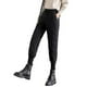thumbnail image 1 of Gibobby Pantalones para el frío de mujer Invierno 2023 pierna recta suelta y delgada pantalones térmicos ligeros pantalones de algodón para mujer(Negro,G), 1 of 3