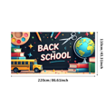 thumbnail image 1 of Back to School Banner Classroom Decor Education Supplies Vibrant Backdrop for School Events Photography Props Welcome Sign Party Supplies Learning Environment, 1 of 4