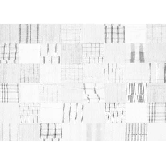 Ahgly Company Indoor Rectangle Solid Gray Modern Area Rugs, 3' x 5'