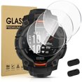 thumbnail image 1 of Protector de pantalla Suoman para Garmin Instinct 3 AMOLED de 45 mm, paquete de 3, 1 of 7