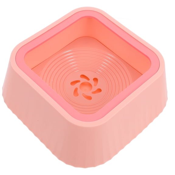 Dog Water Mat Dog Bowl Pet Floating Bowl 22.00X22.00X7.50CM Pink