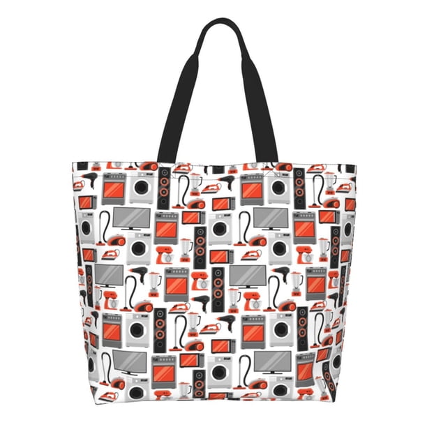 Balery Modern Life Bolsa Tote Estilo Estético con Cremalleras, Bolsa de Hombro, Bolsa de Compras Grande y Plegable
