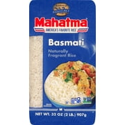 Mahatma Basmati White Rice, Fragrant Extra Long Grain Rice, 2 lb Bag