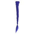 thumbnail image 1 of Extensión de cabello con cola de caballo y clip trenzado para mujeres y niñas, peluca de cosplay Azul, 1 of 9