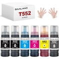 thumbnail image 1 of UTAH-T552 Ink Rifll Replacement for 552 Ink Bottles 6-Pack Used for ET-8550 ET-8500 Photo Printer (T552 552 Ink, Ultra-high Capacity), 1 of 4
