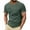Green-03, variant on Rvwovn Men's Raglan Short Sleeve Shirts, Crewneck Exposed Seams Slim Fit Casual Tees Daily Wear