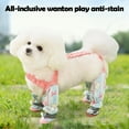 thumbnail image 4 of Adjustable Pet Walking Boots with Harness and Protector Dirt Rain Pants for Outdoor Adventures, 4 of 5