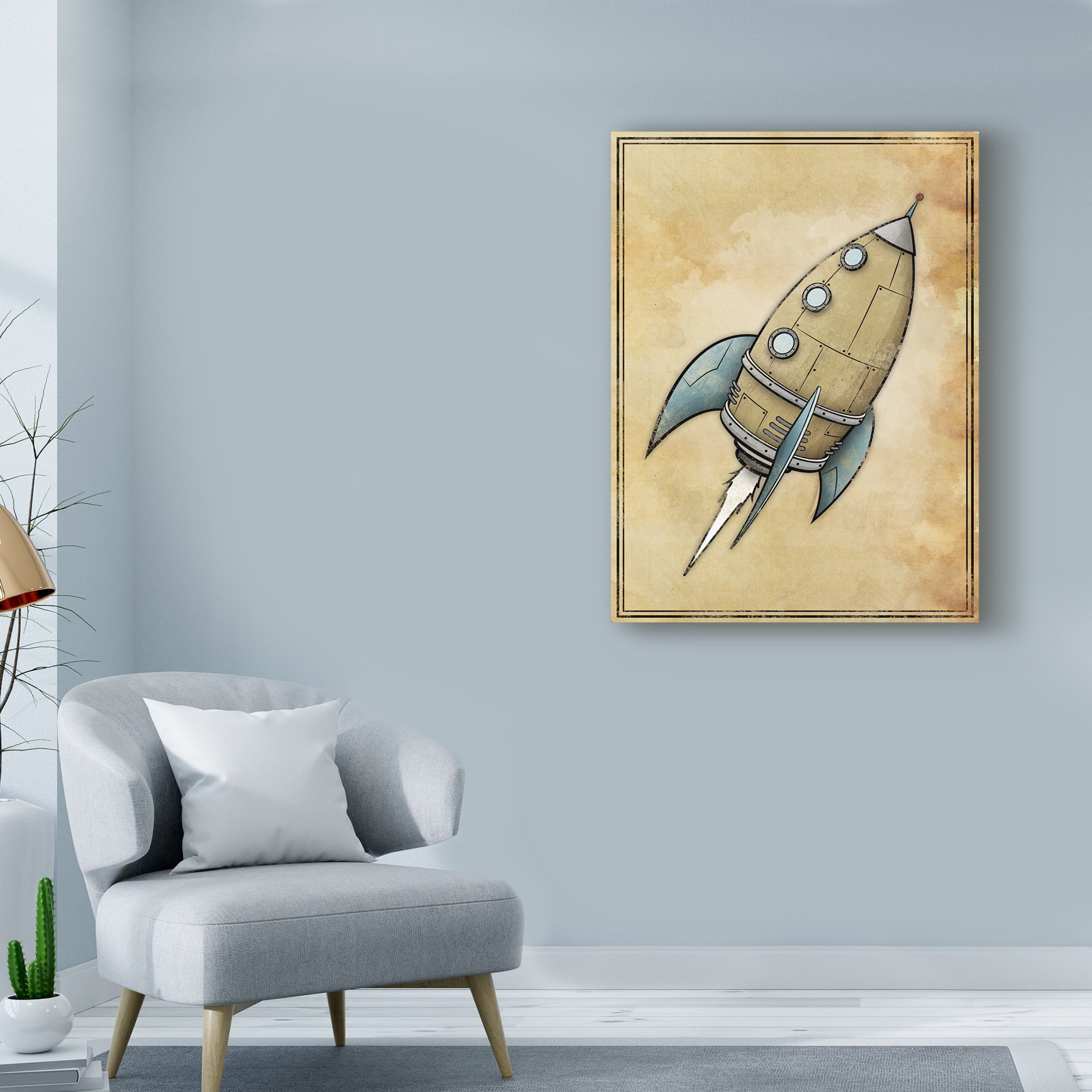 Trademark Fine Art 'Rocket' Canvas Art by Michael Murdock