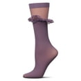 thumbnail image 4 of MeMoi Women's Ruffleina Anklet Socks - Womens - Female, 4 of 6