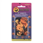 3D Bat and Pumpkin Halloween Confetti