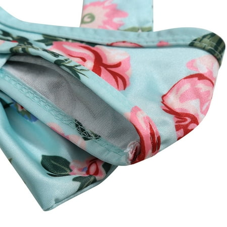baby girl floral bow halter set two piece swimsuit walmart swimsuit size chart