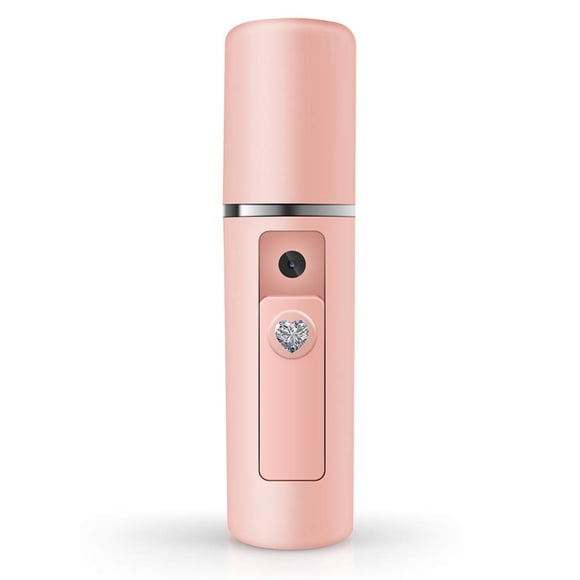 Nano Facial Mister Hidratante Atomización Humidificador Cool Mist Vaporizador Facial Práctico Pulverizador Hidratante e Hidratante para el Cuidado de la Piel Maquillaje Extensiones de Pestañas (Rosa)