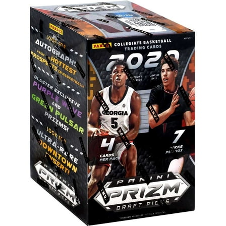 Panini 2020-21 Prizm Draft Picks Collegiate Basketball Trading Card BLASTER Box [7 Packs!]