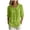 Green, variant on Womens 2026 Summer Cotton Blouse Peter Pan Collar Half Sleeve Puff Button Down Casual Work Shirt (Yellow, XXL)