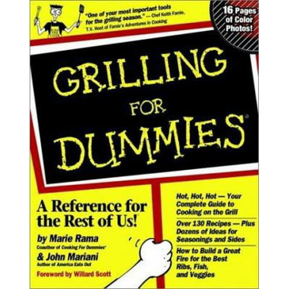 Pre-Owned Grilling for Dummies (Paperback) 0764550764 9780764550768