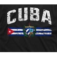 thumbnail image 2 of Silk Road Tees Cuba T-Shirt Cuban Flag Coat of Arms Mens Tee Shirt (3X-Large Black), 2 of 6