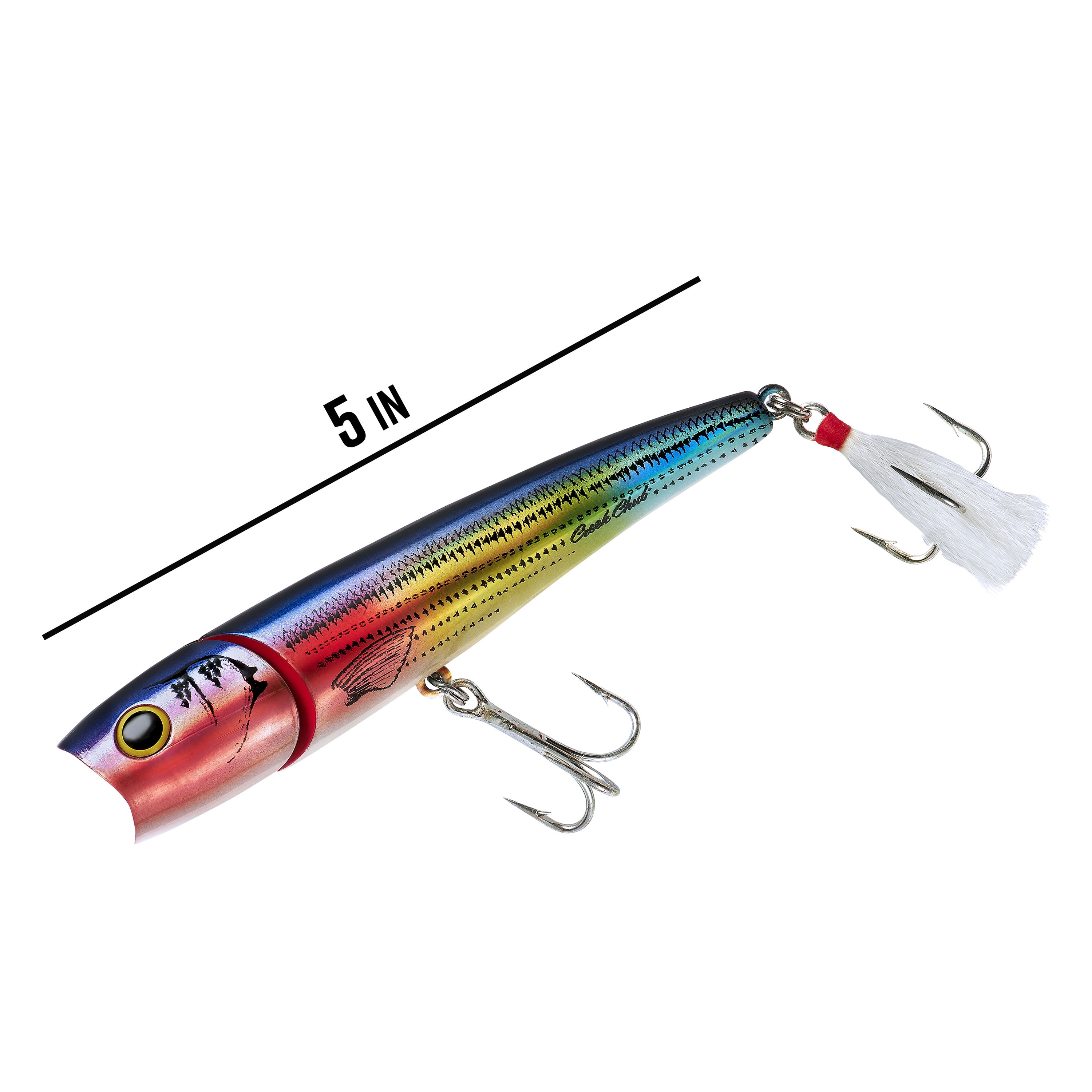 Creek Chub Knuckle Head Hard Baits 5" Threadfin Shad 1 1/2 oz.