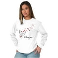 thumbnail image 4 of Crazy Cat Lady Cute Funny Kitty Angel Women Plus Size Long Sleeve Graphic Tee Brisco Brands 2X, 4 of 5