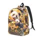thumbnail image 1 of Disketp Cute Panda Sunflower Mochila de Lona Estampada, Mochila Escolar de Viaje Ligera para Estudiantes y Portátil-Small, 1 of 5