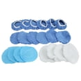 thumbnail image 2 of 20 Pieces 6in Car Polisher Pad Polishing Buffing Bonnet Set Microfiber for Cars Motorcycles Ships, 2 of 6