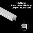 thumbnail image 2 of Sistema de canales LED de silicona KSDLMPA de 10 m para tiras de 8-10 mm, 2 of 7