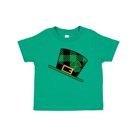 Inktastic St Patricks Day Irish Green Buffalo Plaid Boys or Girls Toddler T-Shirt