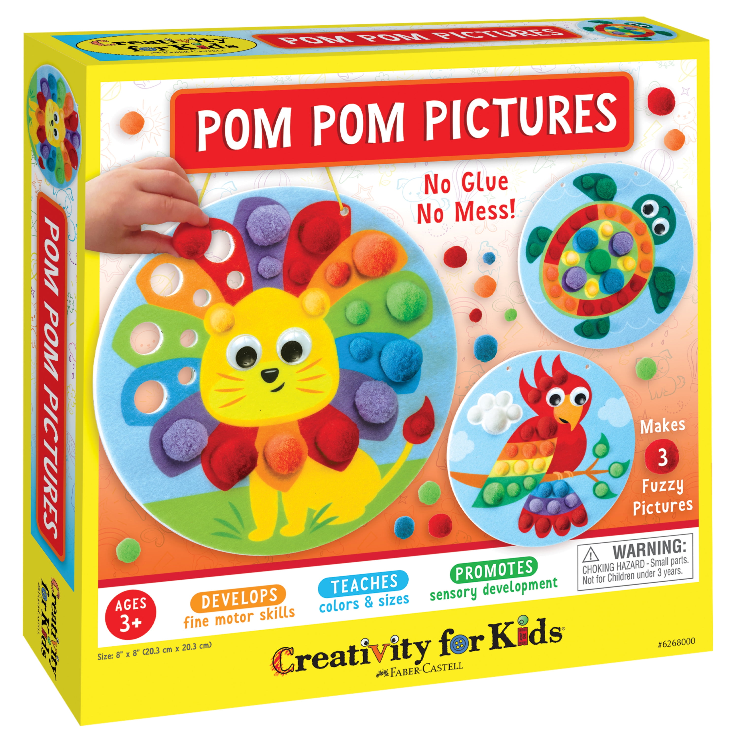 for Kids Pom Pictures Child, Beginner Craft Kit Boys and Girls - Walmart.com