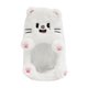 thumbnail image 1 of Porta tarjetas fotográficas, funda protectora, protector portátil y bonito, decoración colgante. Gato blanco, 1 of 9