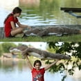 thumbnail image 6 of Tezituor 67" Alligator Stuffed Animal Giant Crocodile Plush Body Pillow Plush Toy, 6 of 8