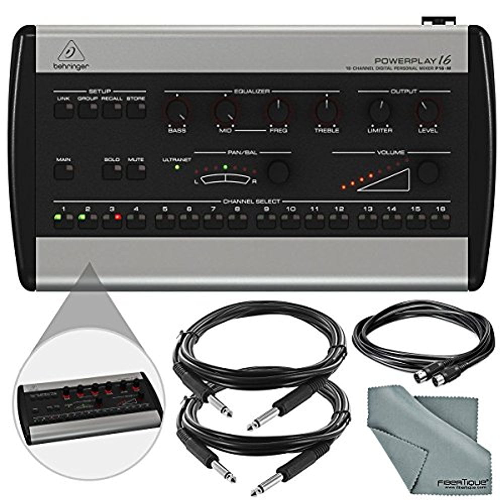 Behringer Powerplay 16 P16M 16Channel Personal Digital Mixer and
