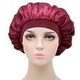 thumbnail image 1 of 6 gorros de pelo de satén para mujeres negras, gorro de pelo para dormir, gorros de dormir para mujeres/hombres, gorro para hombres, gorros de satén para cabello rizado, 1 of 3