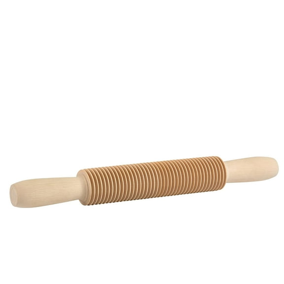 Küchenprofi 12-Inch Wooden Pasta Cutter – Natural Wood Spaghetti Noodle Maker