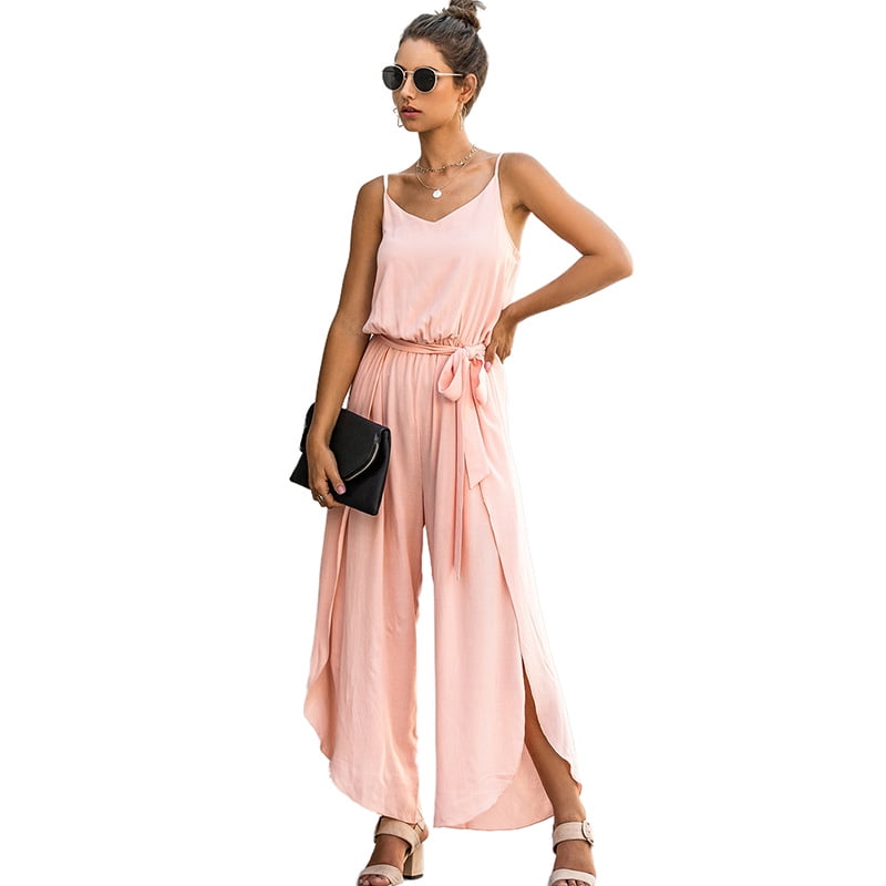 self tie strap jumpsuit