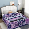 thumbnail image 4 of Yibo Cheer's Blanket for Girls Cheerleading Gifts Blanket Christmas Cheerleader's Flannel Blankets Teens Kids Bed Sofa Couch All Season Cozy Blanket Birthday Gifts, 4 of 5