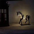 thumbnail image 5 of Rustic Metal Horse Sculpture Adonis Horse Statue Decor Ornament, 5 of 5