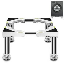 Adjustable Non-Skid Base Stand with 4 Strong Feet, Universal Pedestal for Washing Machines, Dryer, Fridges, and Other Home Appliances