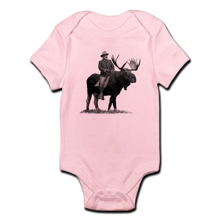 

CafePress - Teddy Roosevelt On Bullmoose Body Suit - Baby Light Bodysuit