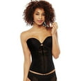 thumbnail image 2 of Women's Maidenform MFB100 Strapless Floral Lace Bustier Bra (Black 36D), 2 of 2