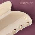 thumbnail image 6 of Scunci Luxe by Conair Claw Clips, Nude & Coffee with Gold Tone Accents, 2 Count, 6 of 8
