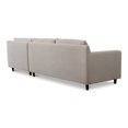thumbnail image 3 of Moe's Home Collection Hutton Sectional Fabric Beige, 3 of 10