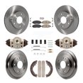 thumbnail image 1 of Transit Auto Front Rear Disc Brake Rotors Ceramic Pads and Drum Kit (9Pc) for Car Honda Civic K8A-105516, 1 of 11