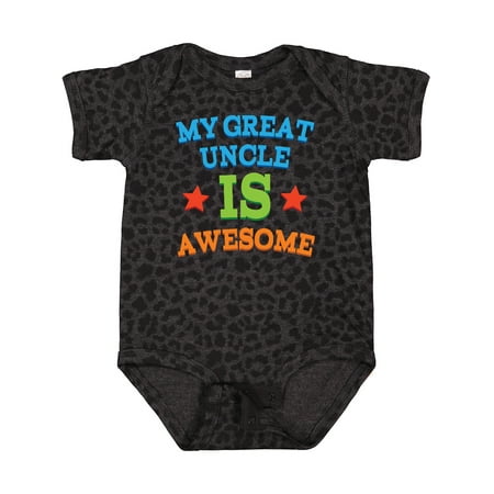 

Inktastic My Great Uncle is Awesome Gift Baby Boy or Baby Girl Bodysuit
