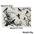 thumbnail image 2 of 4PCS Halloween Placemats  Ghost Skeleton Spooky Pumpkins Halloween Table Place Mats Set  Seasonal Kitchen Dinning Halloween Table Decor for Dining Table  Pumpkins Halloween Decorations In, 2 of 7