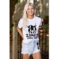 thumbnail image 3 of Zombie Dance Crew Walking Apocalypse Men's Graphic T Shirt Tees Brisco Brands M, 3 of 4