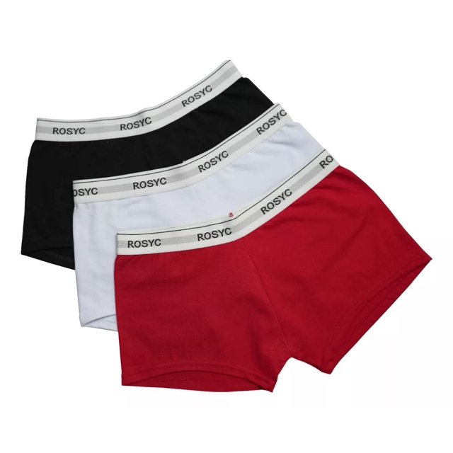 Boxer Mujer Algodon 3 Pack Extra Suave Cómodo Marca Rosyc