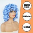 thumbnail image 3 of StrRid Pony Tails para mujer Clip de garra Extensión de cola de caballo Ondulado 20 "" Clips sintéticos en colas de caballo Extensiones de cabello Pelucas postizos esponjosos para bodas Fiesta Uso dia, 3 of 5
