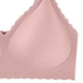 thumbnail image 3 of Turilly Bras Womens Solid Color Front Closure Bra Wireless Push Up Breathable Lift Enhancing Everyday Bras, 3 of 4
